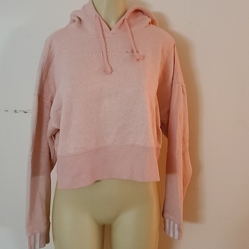 Cropped adias hoodie